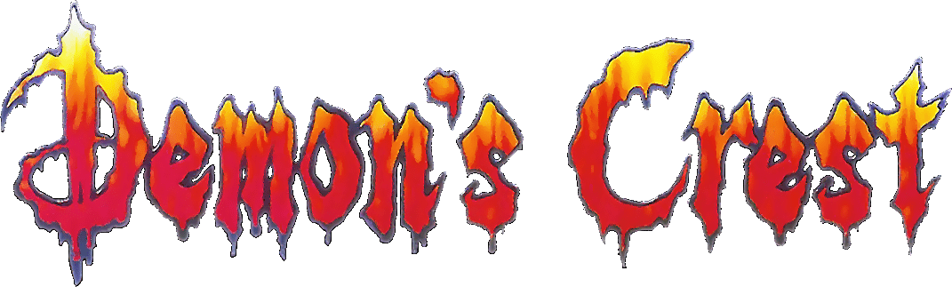 Demon's Crest logo for Super Nintendo